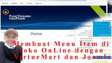 Membuat Menu Item di Toko Online dengan VirtueMart dan Joomla
