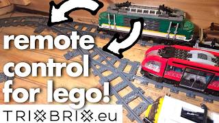 Motorizing My LEGO Train Layout: TrixBrix Points & Signals TRACK HAUL!