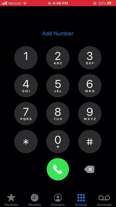 Rick Roll on IPhone keypad