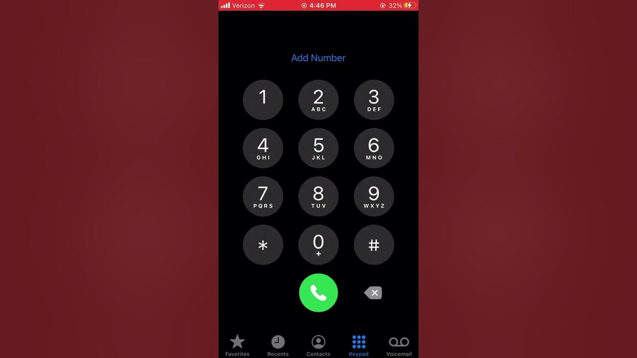 Rick Roll on IPhone keypad