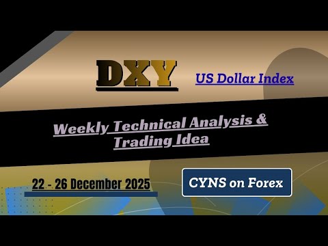 DXY | US Dollar Index Weekly Technical Analysis for 22 - 26 December 2025 by CYNS on Forex