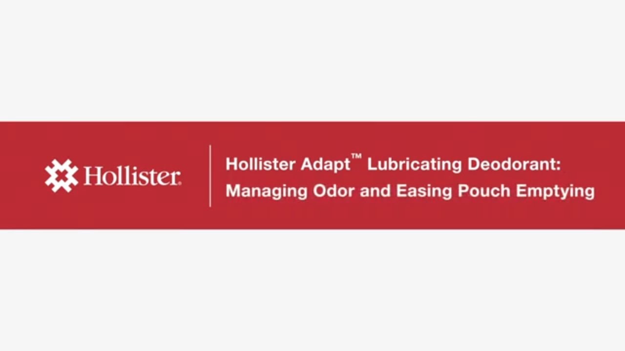 Hollister Adapt™ Ostomy Deodorant | Managing Odor and Easing Pouch Emptying - YouTube