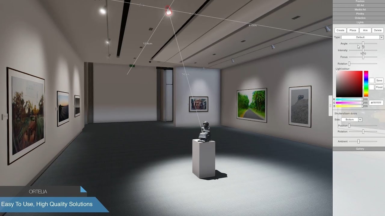 Ortelia Interactive Spaces Products and Services