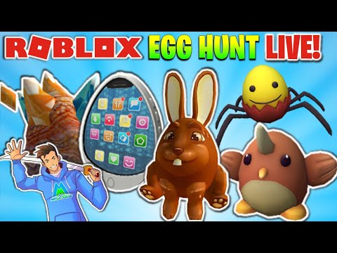 Roblox Egg Hunt 2020 Live How To Find All Eggs Plus Robux Giveaway Youtube - linkmons egg hunt winner roblox