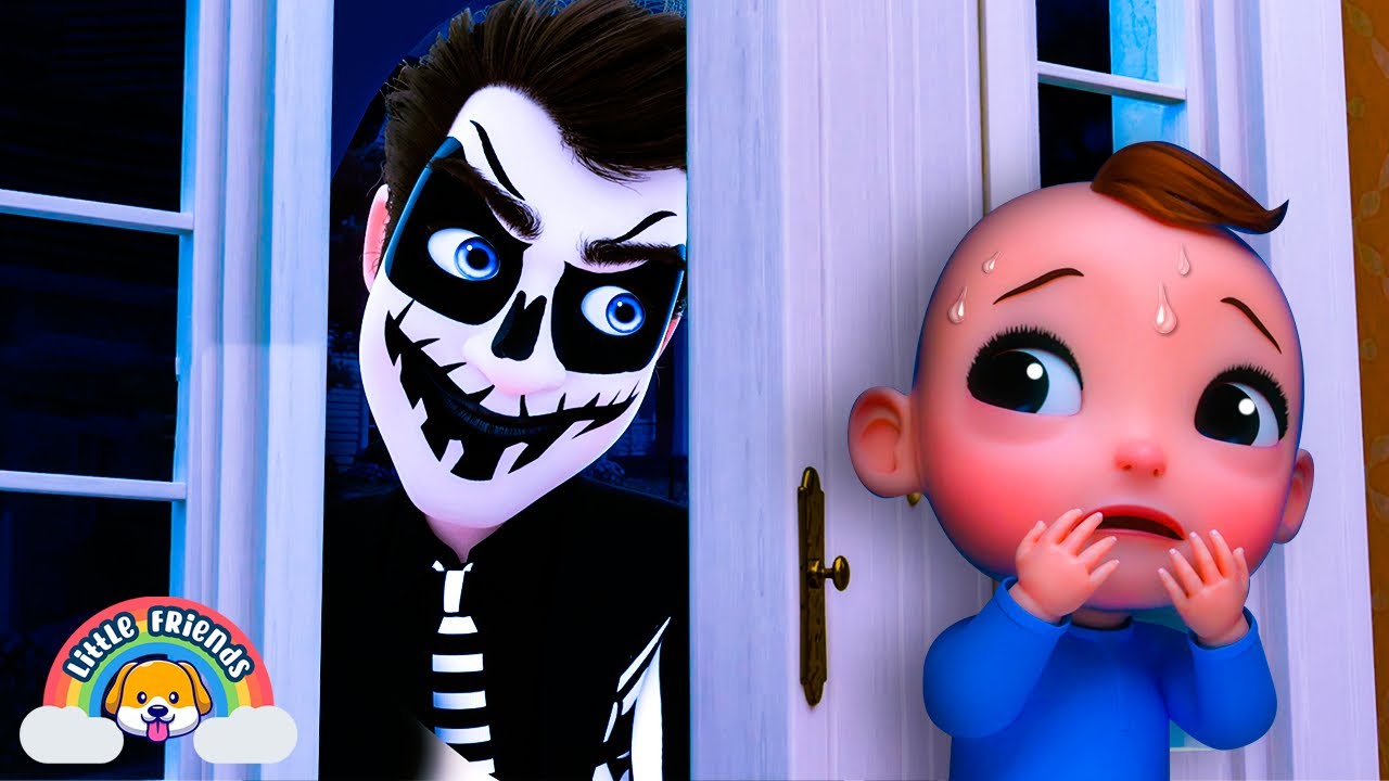 Monsters At The Door | Knock Knock | Little Friends Kids Songs