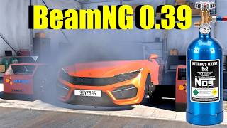 How Much Nitrous to BLOW UP the Cherrier Ardente? BeamNG 0.39 Update