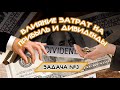 Влияние затрат на прибыль и дивиденды / Задача № 3