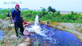 diesel engine 16hp tube well system amazing technology in rural Punjab