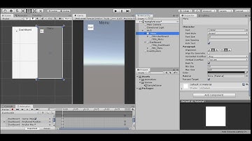 How to animate Dashboard in Unity.