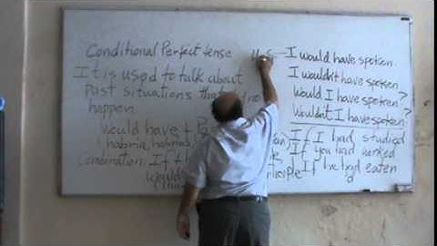 CONDITIONAL PERFECT TENSE