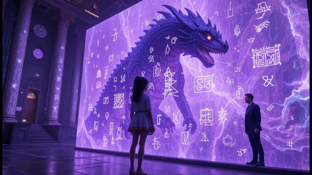 The Human Child Drew on Palace Walls — Not Knowing She Was Writing Ancient Dragon Runes