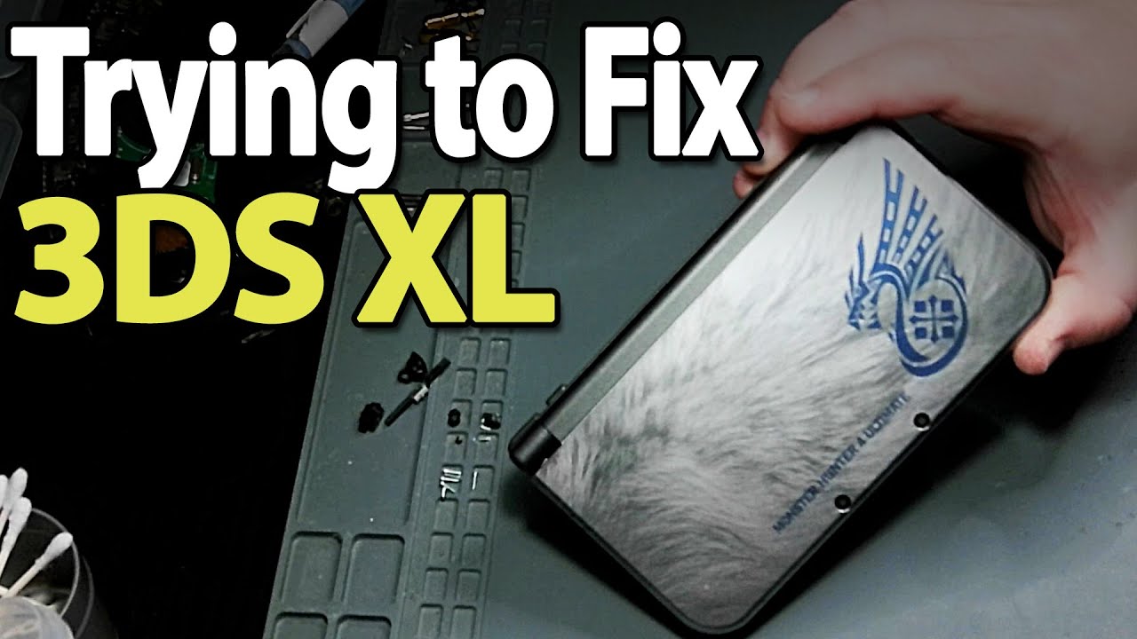 Trying To Fix a 3DS XL Special Edition with a bad Home Button - YouTube
