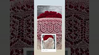 Shetland lace test knit