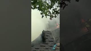 Crews battle house fire near Kapaun Mt. Carmel in Wichita