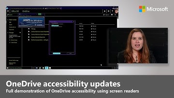 Accessibility updates in OneDrive for Business on the web