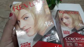 Revlon 71 golden blond hair color at home/Revlon hair color review