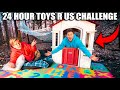 24 HOUR TOYS R US SURVIVAL CHALLENGE!