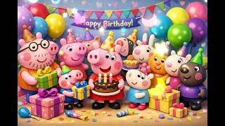 Happy Birthday Peppa Pig Inspired screenshot 5