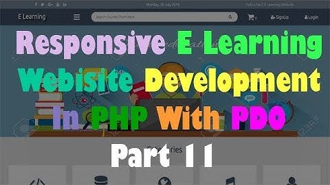 Responsive E Learning Website Development In PHP With PDO Part 11 Update Categories In Admin Panel
