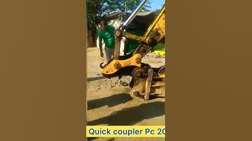 quick coupler installing #jcb #quick #shorts#shribalajiearthmoversIN