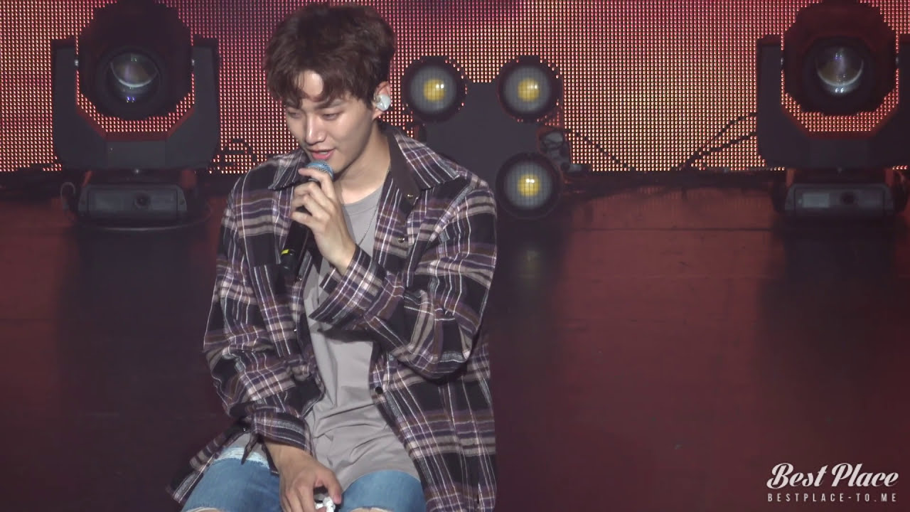 170916 준호 The Special day CANVAS - 눈에서 땀이 나는 준호ㅠㅠ