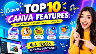 10 Canva Features You NEED to Know in 2026  | AI Tools Explained Practically