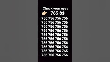 check your eyes and find the number 765 #geniusmindset #puzzle #maths #mazesolving #logicpuzzle