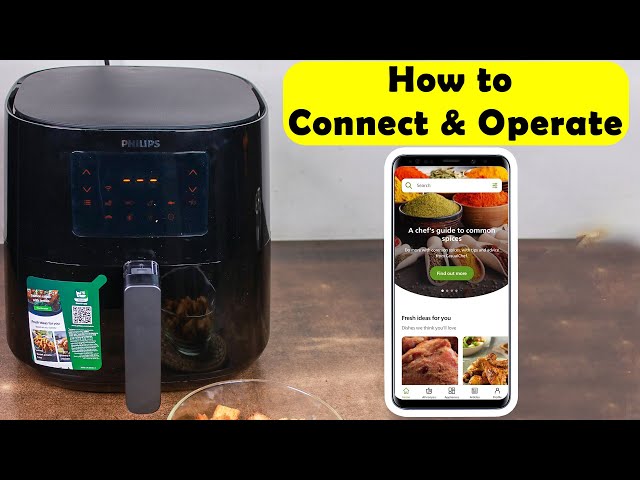 How to use the Philips HD9280/91 Connected XL air fryer