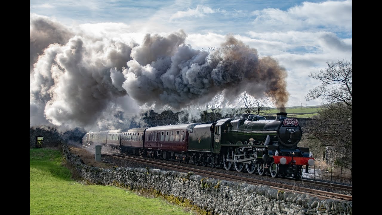 45596 'Bahamas' on the Settle & Carlisle 16th February 2019 - YouTube