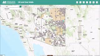 Oil Gas wells steps for navigating web site. screenshot 2