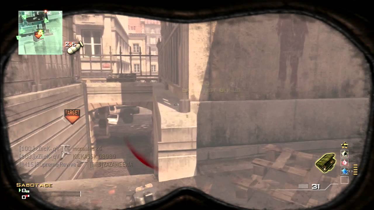 MW3 122 Gunstreak MITD