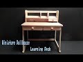 ミニチュアドールハウス　学習机Miniature Dollhouse Learning Desk
