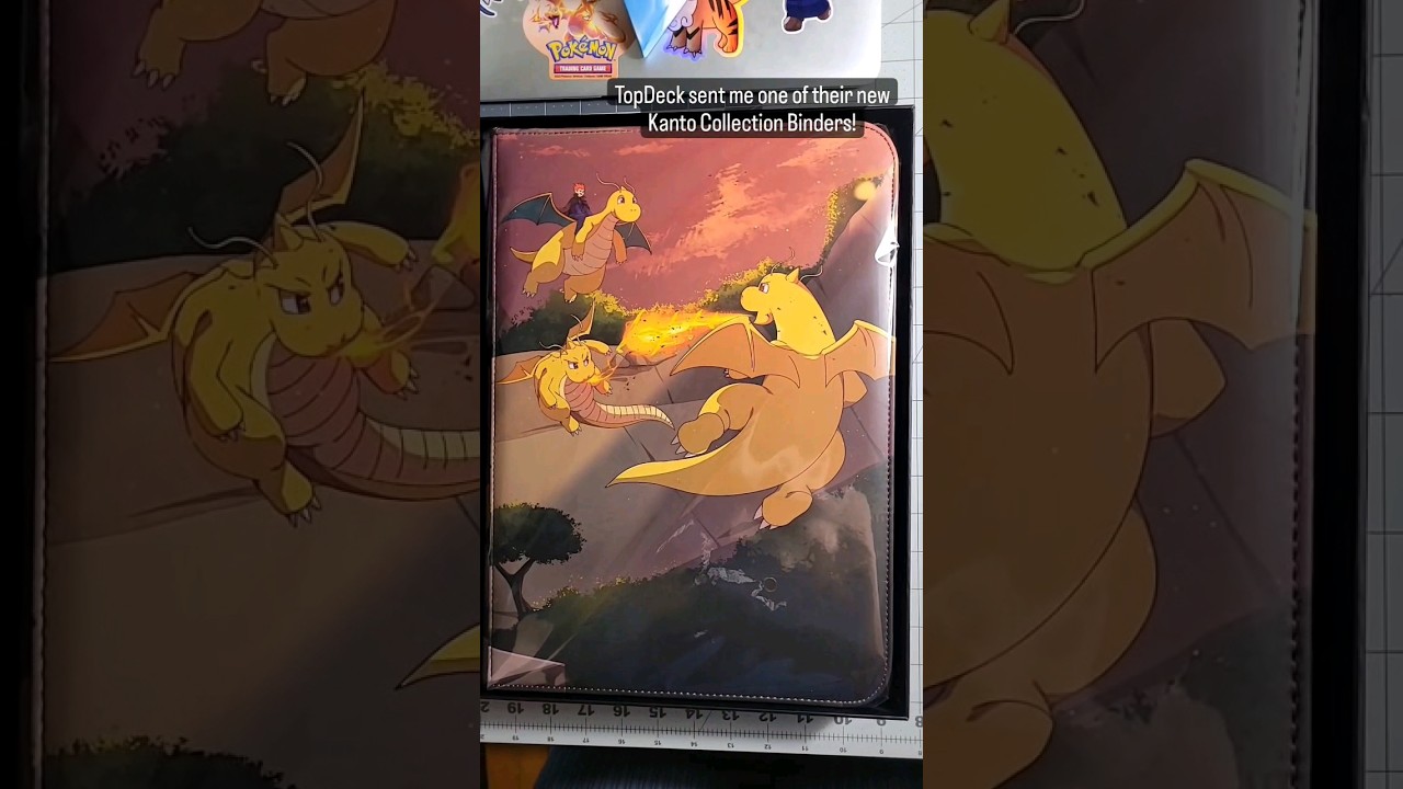 TopDeck Kanto Collection Binder Review ! YouTube
