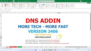 Hàm DNSHLookup trong DNS Addin 2406 - Nâng tầm hàm HLOOKUP