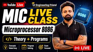 Episode 2 Microprocessor 8086 Revision Live Class | Theory + Numerical + Diagrams For MSBTE Diploma