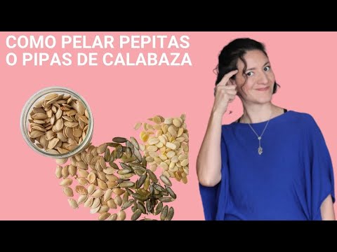 Video: Cómo Pelar Las Semillas De Calabaza