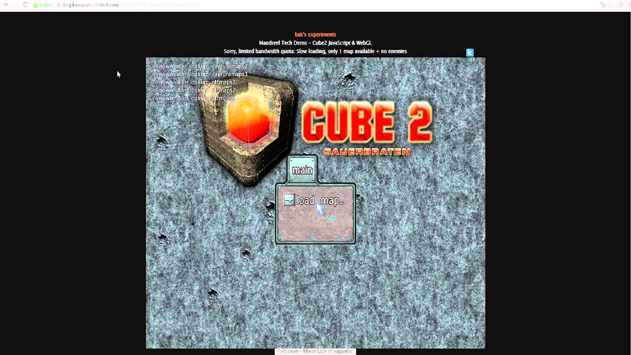 cube 2 sauerbraten fatal error could not create server