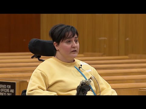 Woman paralyzed in subway shove confronts attacker in NYC court | NBC ...