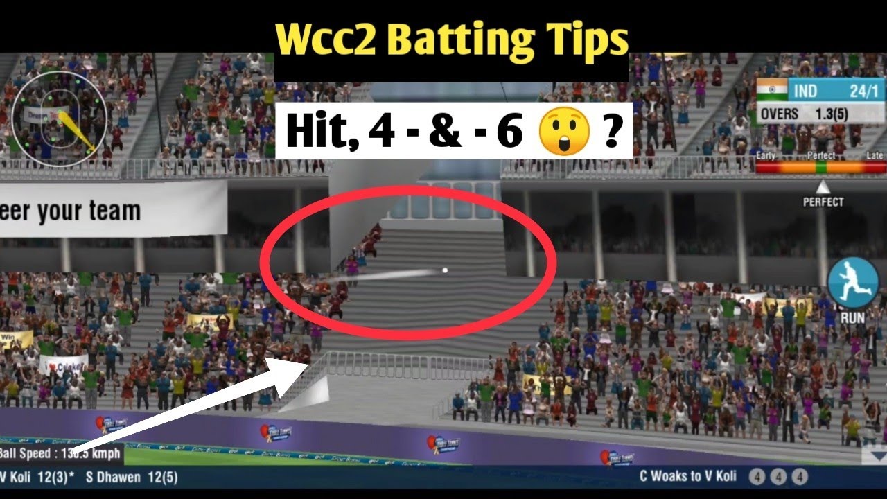 World Cricket Championship 2 Batting Tips Wcc2 Batting Tips YouTube