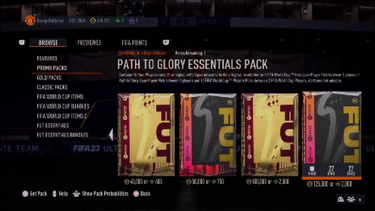FIFA 23 - Path To Glory Essentials Pack 2