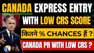 Canada Express Entry with Low CRS Score | Low to High CRS Idea | Next CRS Draw Prediction Canada PR