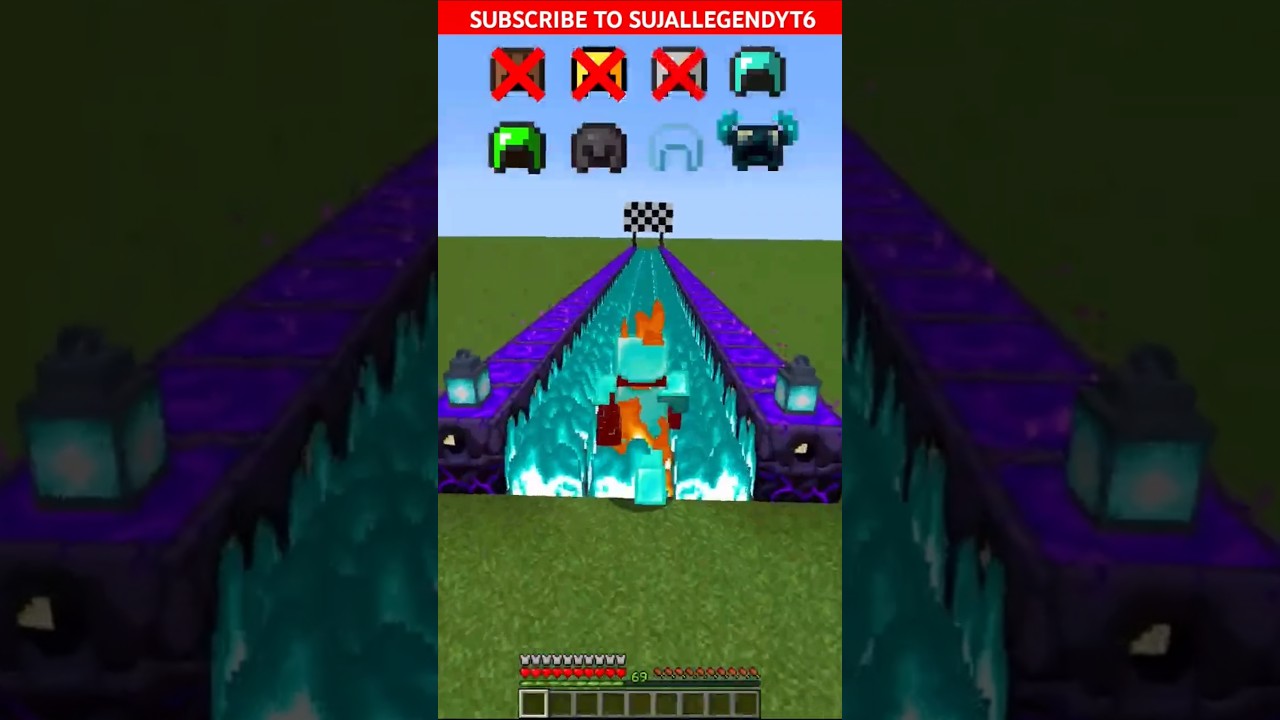 Armor vs Soul Fire In Minecraft🤯 Wait For It...(Sigma Boy) 