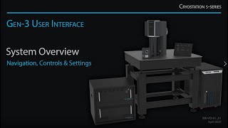 Cryostation® Galaxy Software User Interface | System Overview, Navigation, Control & Settings