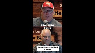 Bama Fans vs. Softball - SEC Country Showdown! #shorts