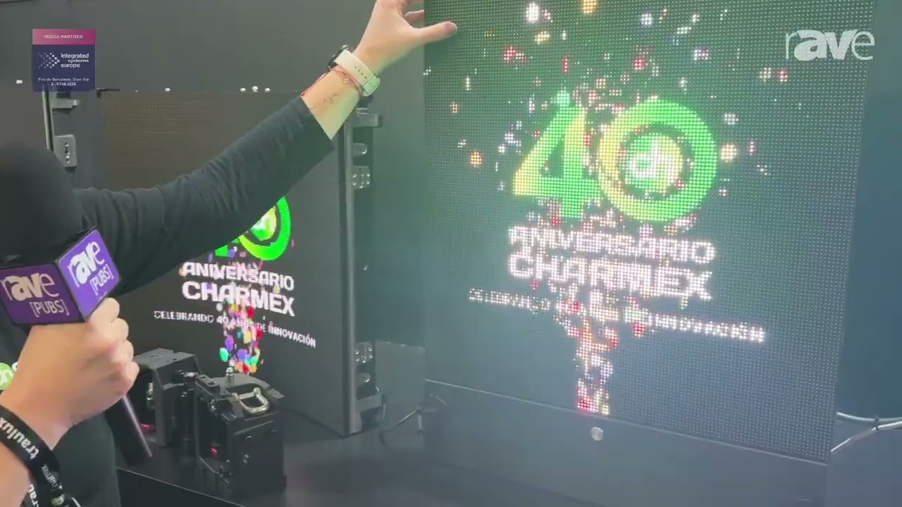 ISE 2026: Charmex Showcases Traulux T-Rent Mini-LED XR Display