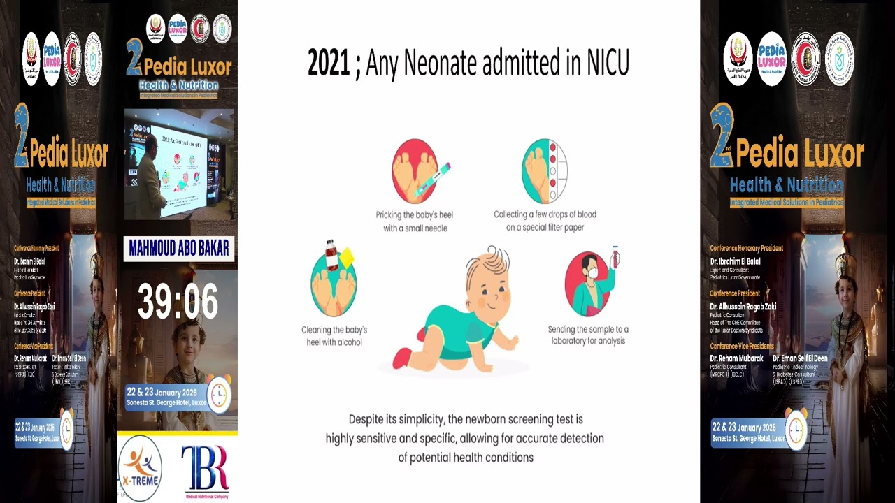 Egyptian neonatal screening program : Myths and truths! Prof. Mohamed abo Bakr، Assiut university.