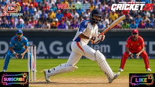 Live cricket 26|Hard mod batting mood only let's make some fun for run and carrier mod |day -18🏏🤩