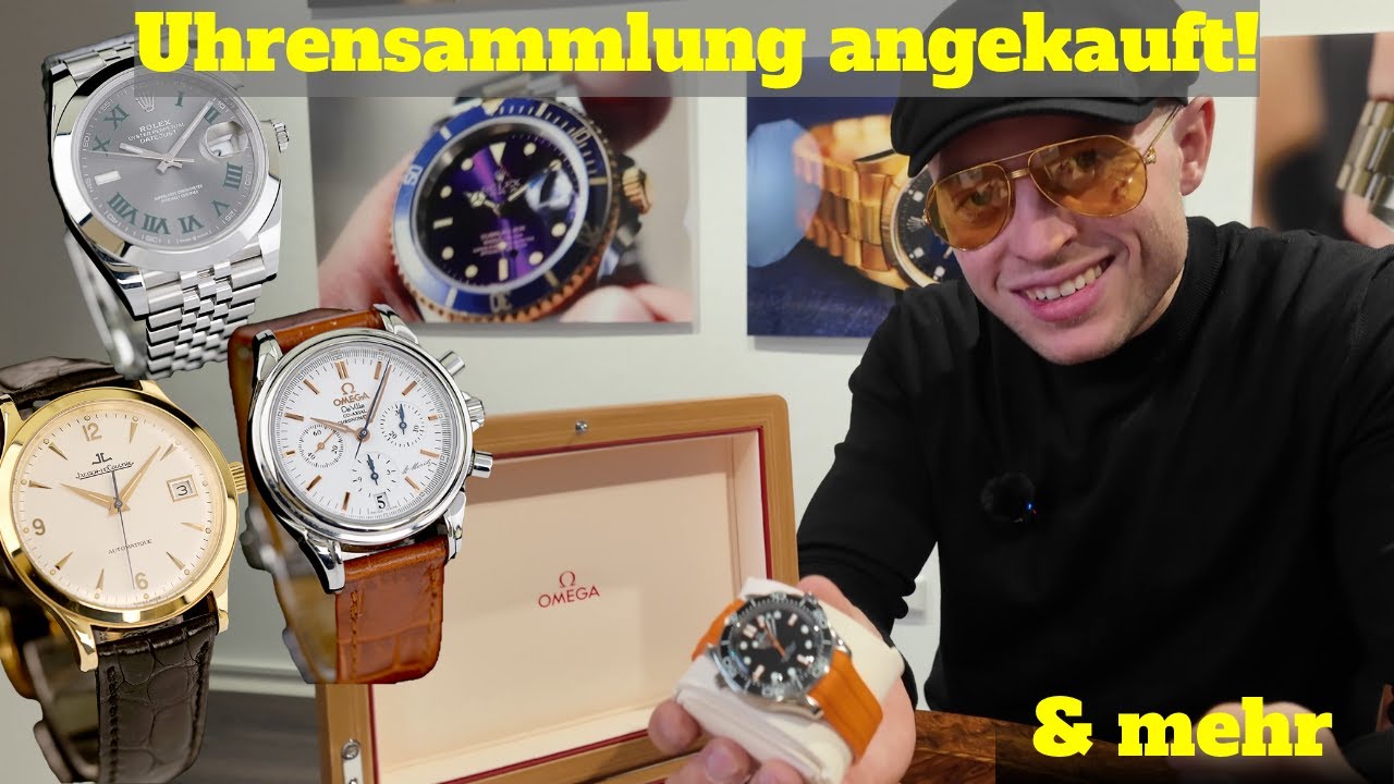 Sammler verkauft seine Sammlung! Tresor Rolex & Omega Orange, Vintage Uhren & mehr!