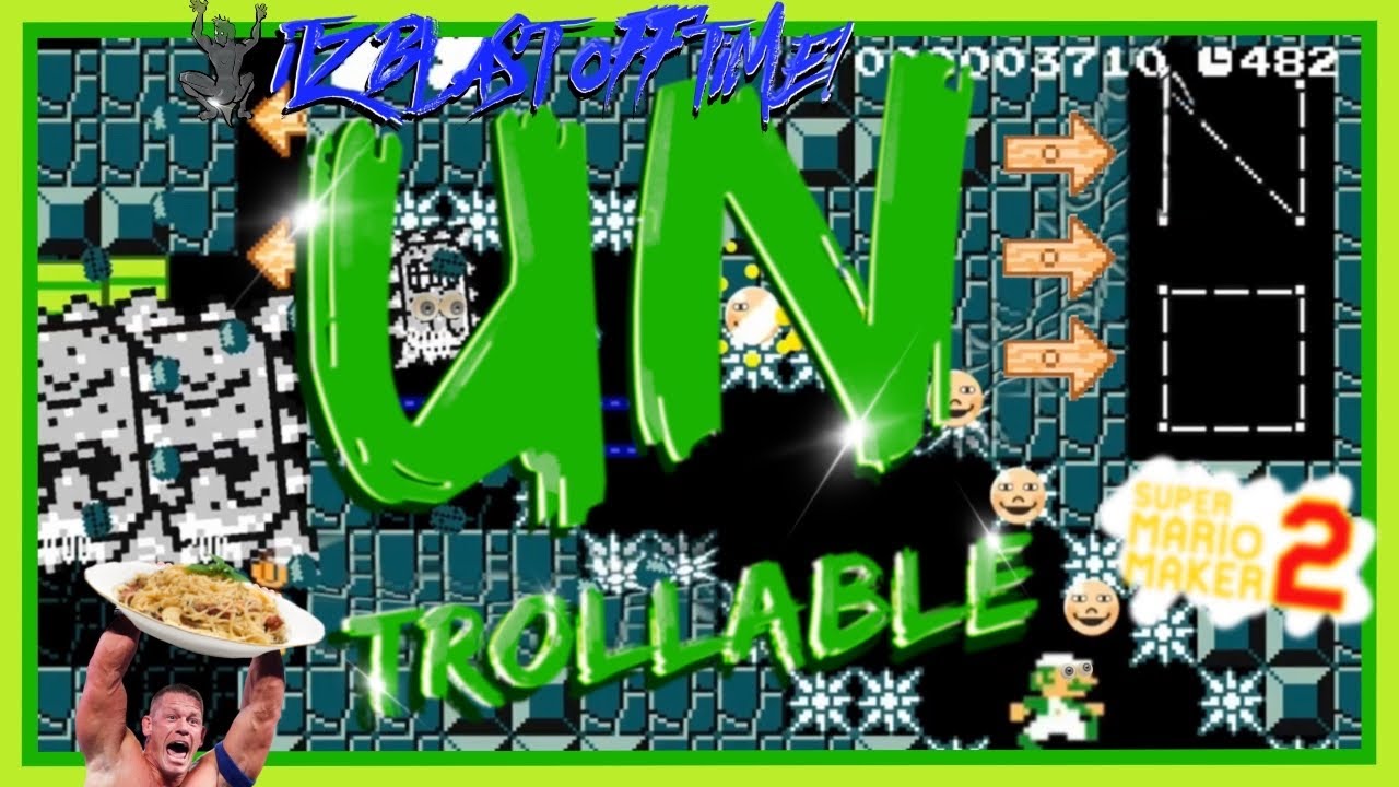 And iTZ Name is... "Spaghetti GARBOnara!!!" - "UNtrollable" - [Super Mario Maker 2]