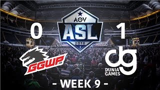 Ggwp.id Vs Dg Asl Match 1 Week 9 Arena Of Valor